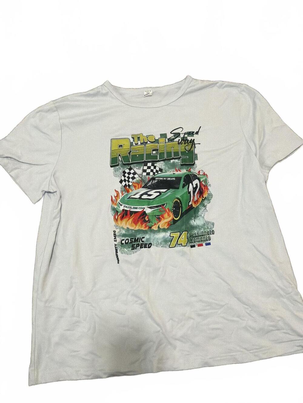 SHEIN Teen Racing Graphic Tee 16Y